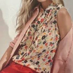 CAbi Tux Ruffle Top
